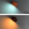 best movement sensor night light wooden lamp with 3color temperature