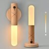 best motion sensor light indoor wooden starry light 3color changeable